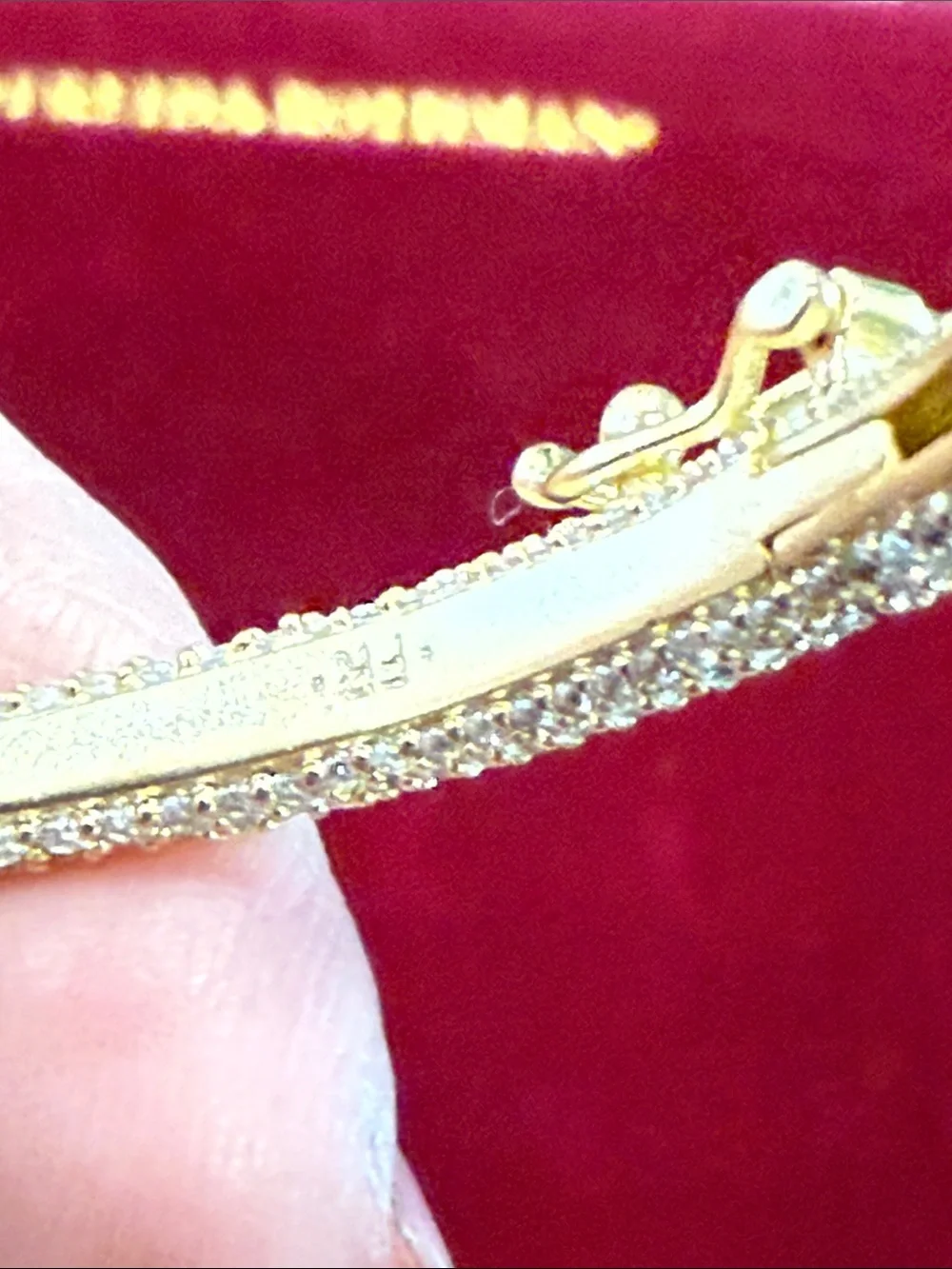 Freida Rothman Signature Pave Oval Bracelet